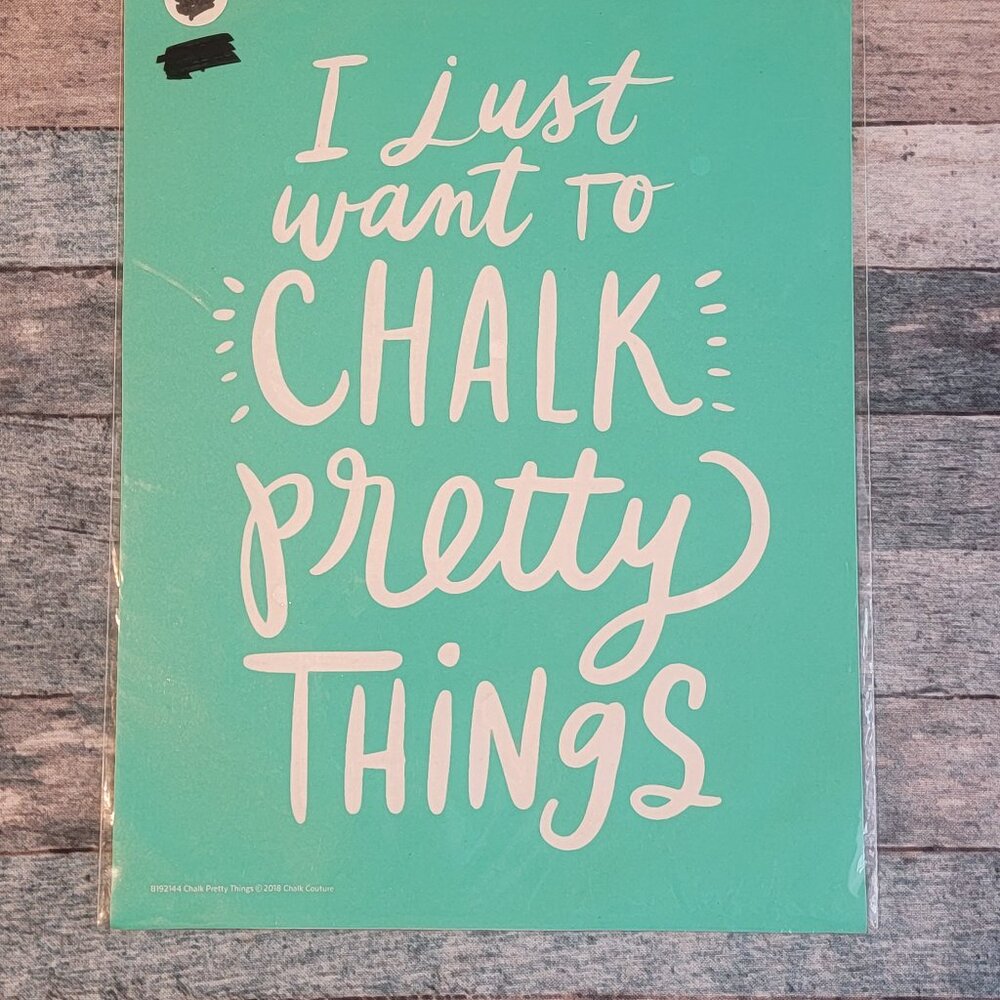 I just want to chalk pretty things ~ Reuseable silk screen stencil 8 1/2 x 11